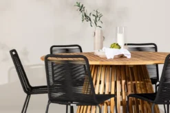Garten Essgruppe Noris – 7-teiliges Gartenmöbel-Set mit Tisch aus Akazie