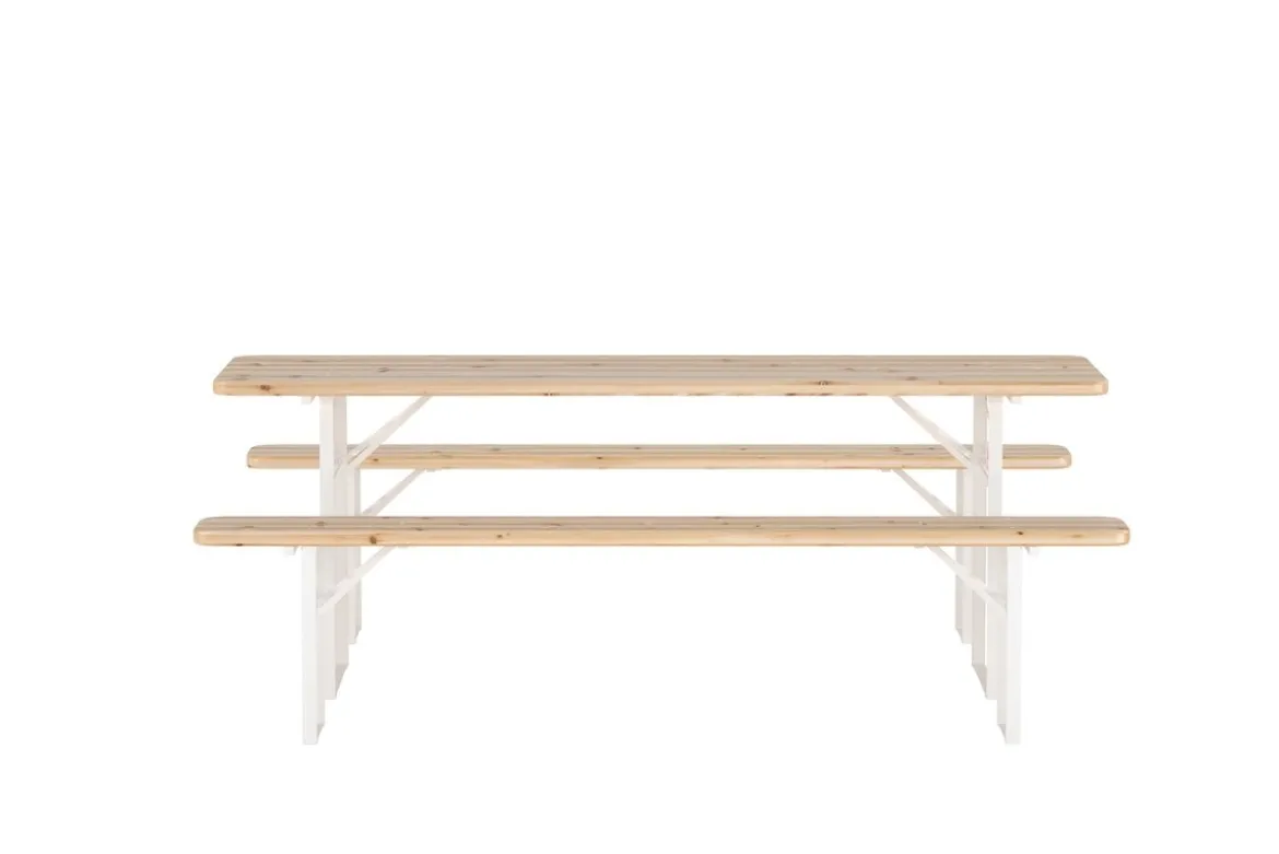 Garten Essgruppe Orelia – 3-teiliges Set in Edelfichtenoptik