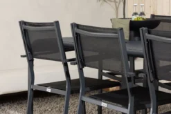 Garten Essgruppe Toni – 7-teiliges Gartenmöbel-Set aus Aluminium