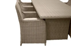Garten Essgruppe Valencia” – 7-teiliges Gartenmöbel-Set aus Polyrattan