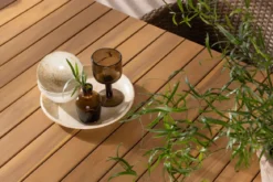 Garten Essgruppe Vesta – 7-teiliges Gartenmöbel-Set mit Tisch aus Akazienholz