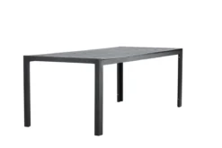 Garten Esstisch Amalfi - 205x90 cm aus Aluminium und Polywood in Beige oder Schwarz