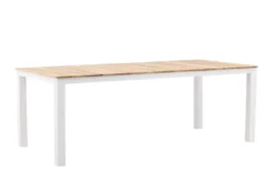 Garten Esstisch Eliano - 210x100 cm mit einer Tischplatte aus Teakholz in Naturoptik