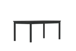 Garten Esstisch Lago - 180x90 cm aus weiß gekalktem oder schwarzem Teakholz