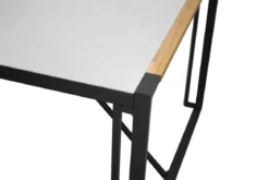 Garten Esstisch Lorenzo - 200x90 cm mit einer Tischplatte aus Glas und Teakholz