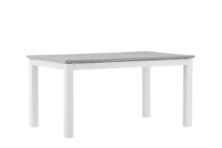 Garten Esstisch Ravello - Ausziehbar von 152 auf 210 cm mit weißem Aluminiumgestell