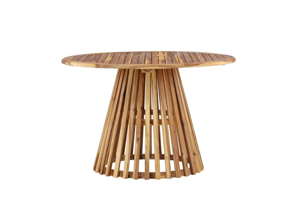 Garten Esstisch Silva - Ø 120cm aus Akazienholz in Naturoptik