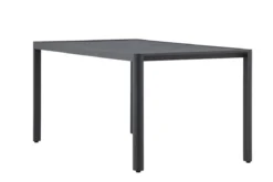 Garten Esstisch Vasta - 150x85 cm aus Aluminium in Beige oder Schwarz