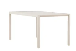 Garten Esstisch Vasta - 150x85 cm aus Aluminium in Beige oder Schwarz