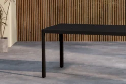 Garten Esstisch Vasta - 150x85 cm aus Aluminium in Beige oder Schwarz