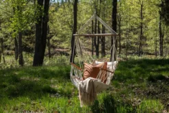 Garten Hängesessel Arlena – Bequemer Outdoor-Schaukelstuhl in Weiß