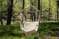 Garten Hängesessel Arlena – Bequemer Outdoor-Schaukelstuhl in Weiß
