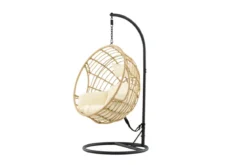 Garten Hängesessel Mercy - aus Rattan/Metall in Natur