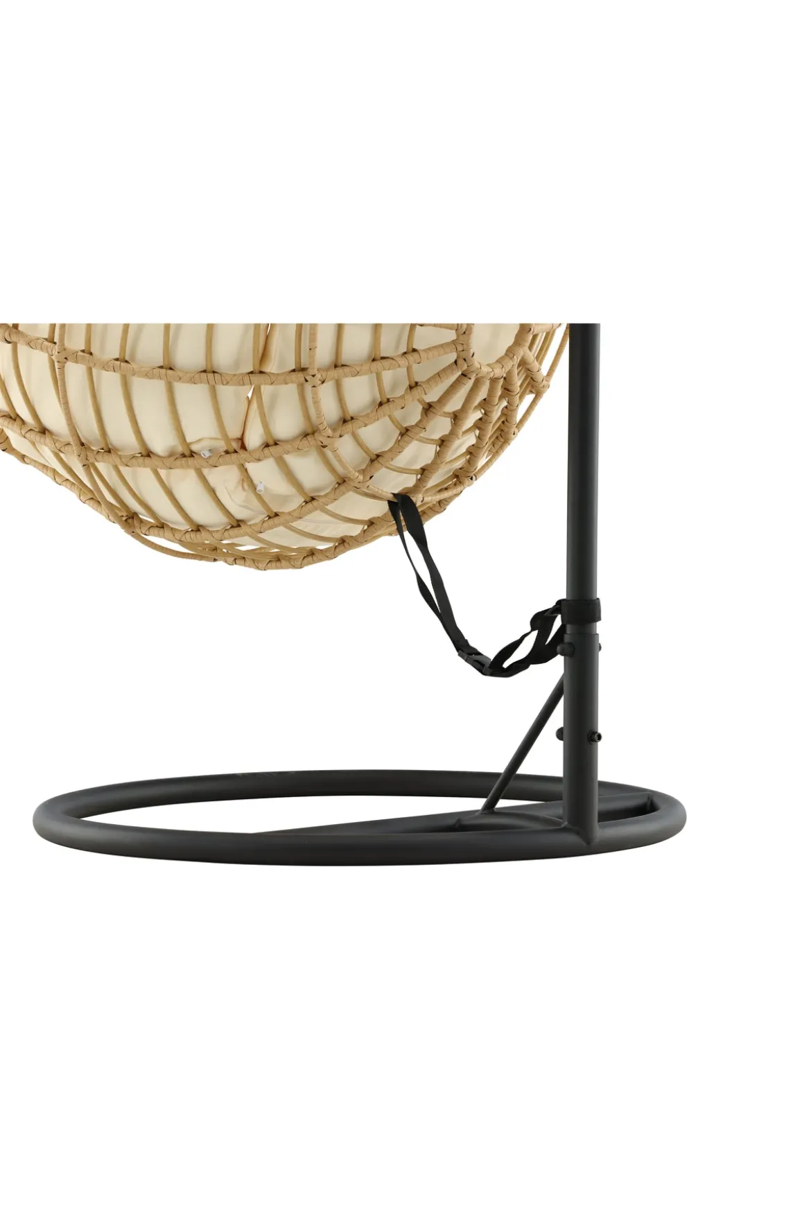 Garten Hängesessel Mercy - aus Rattan/Metall in Natur