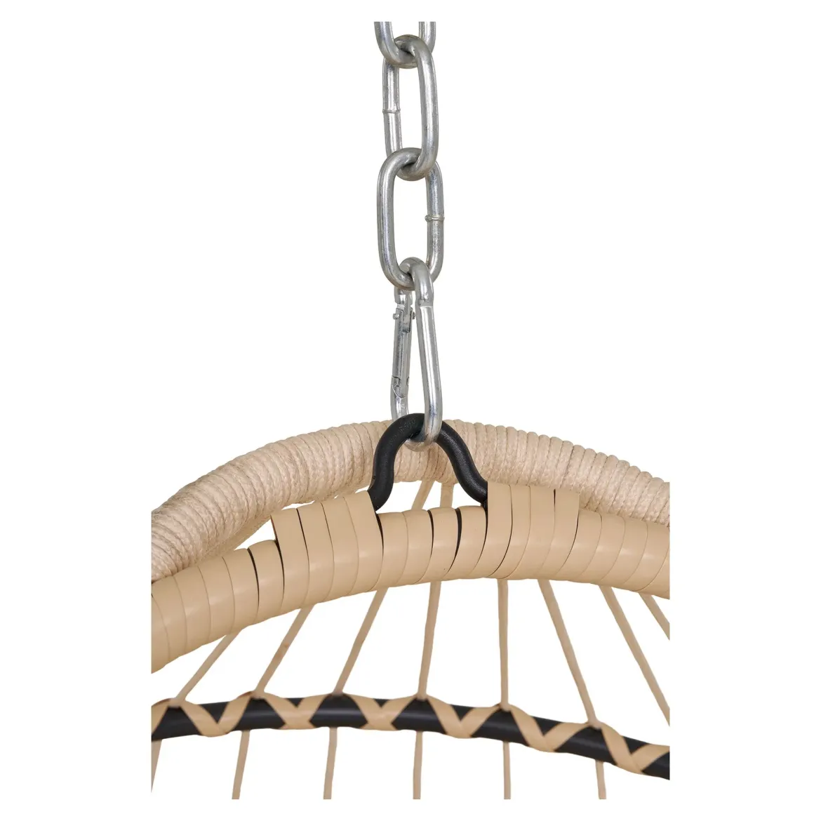 Garten Hängesessel Valora - aus PE-Rattan in Beige