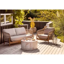 Garten-Kerzenlaterne Solmera – aus Metall und Glas gefertigt