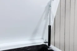 Garten Kissenbox Erika - Aus weißem Aluminium