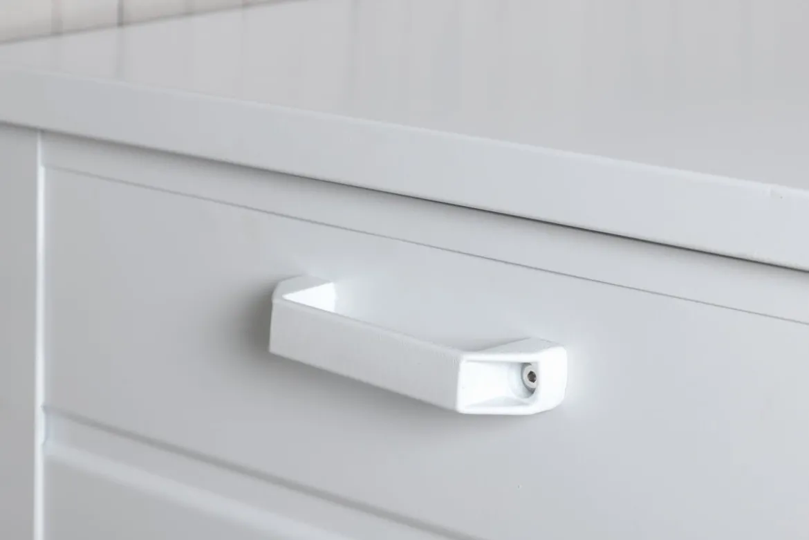 Garten Kissenbox Erika - Aus weißem Aluminium