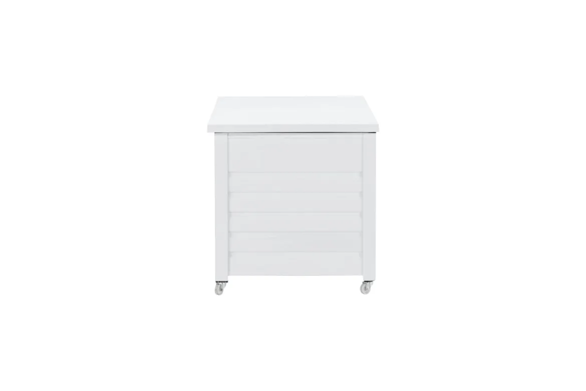 Garten Kissenbox Erika - Aus weißem Aluminium