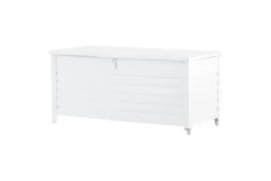 Garten Kissenbox Erika - Aus weißem Aluminium