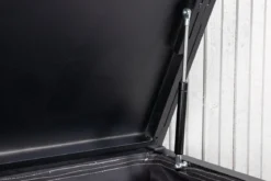 Garten Kissenbox Ludmilla - schwarze Aluminiumkonstruktion inkl. Innentasche