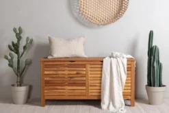 Garten Kissenbox Melissa - Aus Akazie in Natur-Optik