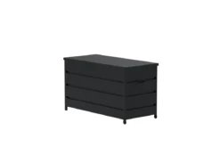 Garten Kissenbox Nessa - Aus schwarzem Aluminium