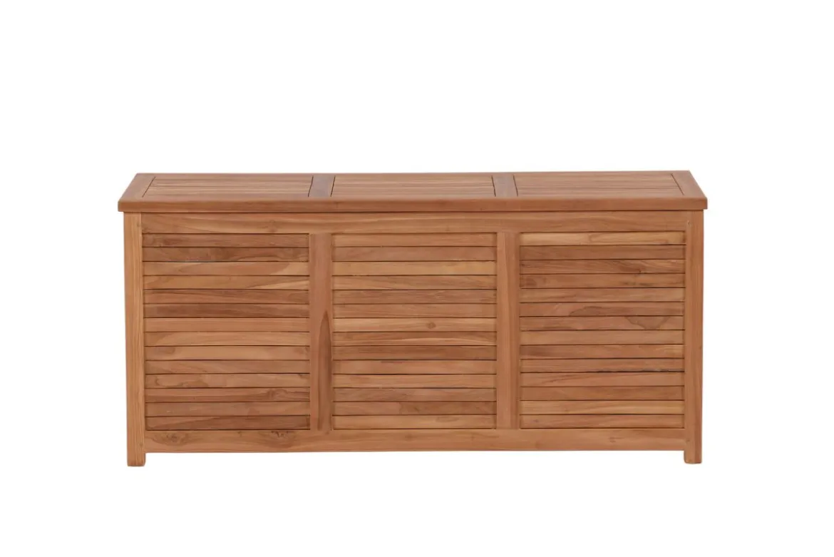 Garten Kissenbox Sorine - 60x130x50 aus Teakholz