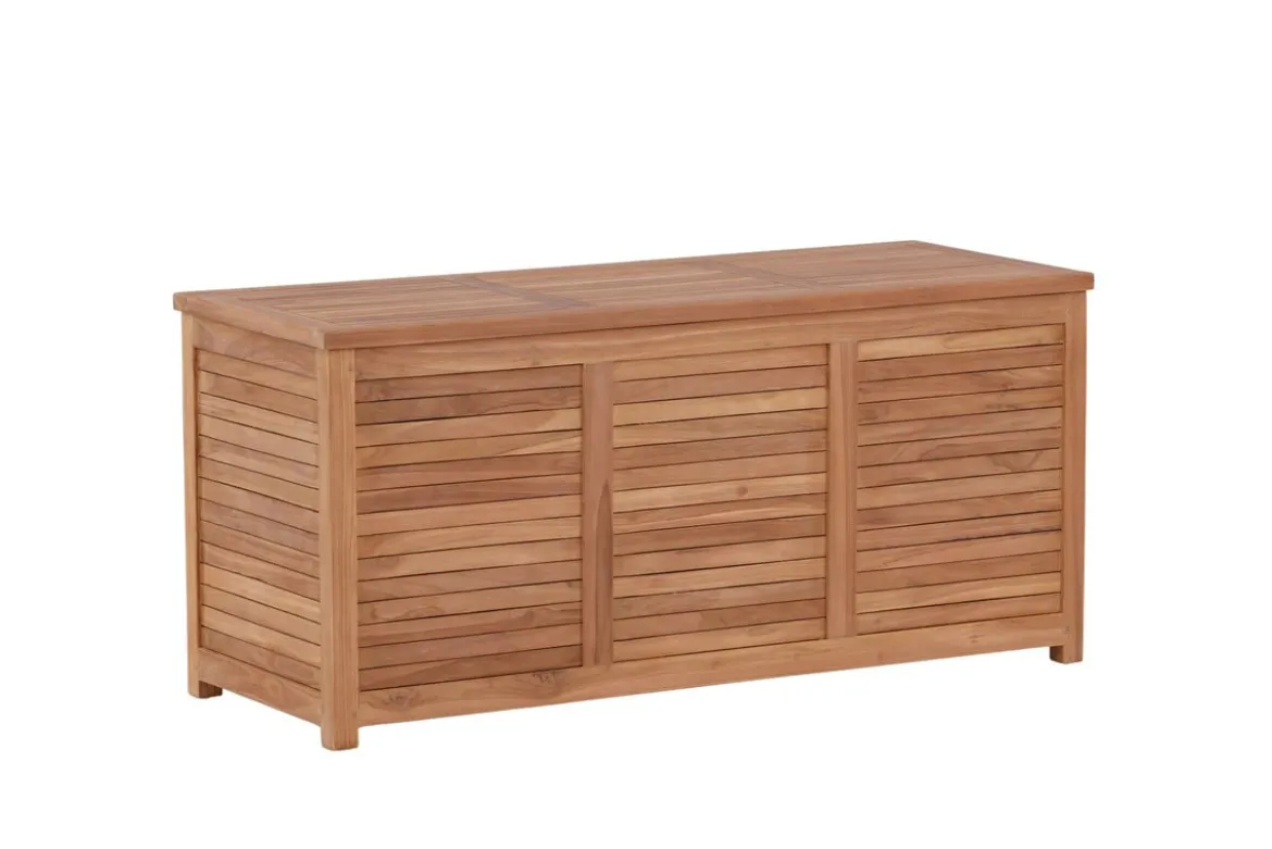 Garten Kissenbox Sorine - 60x130x50 aus Teakholz