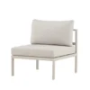 Garten Loungesessel Amina - mit wetterfesten Kissen in Beige