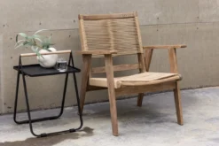 Garten- Loungesessel April - Aus braunem Akazienholz