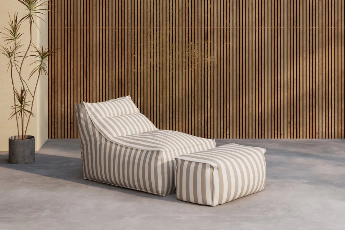 Garten- Loungesessel Hello Kombi - Wahlweise in Weiß/Braun oder Beige