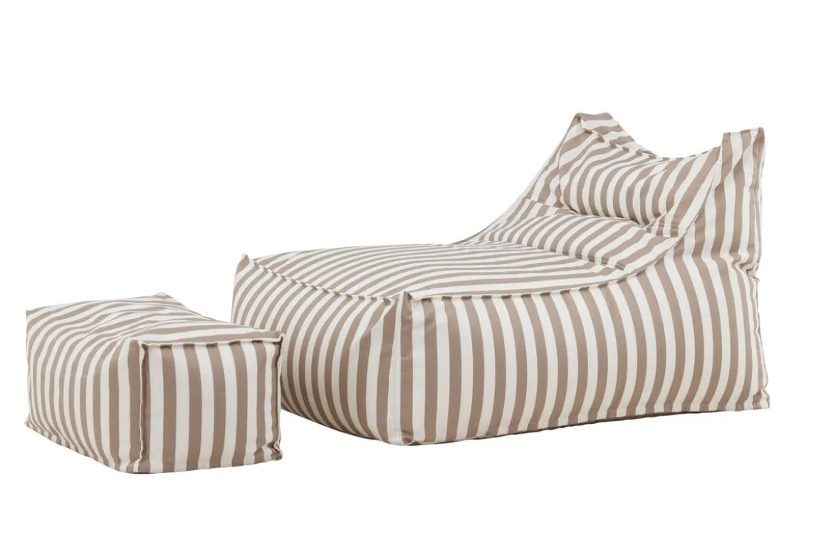 Garten- Loungesessel Hello Kombi - Wahlweise in Weiß/Braun oder Beige