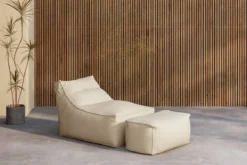 Garten- Loungesessel Hello Kombi - Wahlweise in Weiß/Braun oder Beige