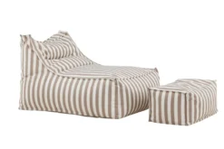 Garten- Loungesessel Hello Kombi - Wahlweise in Weiß/Braun oder Beige