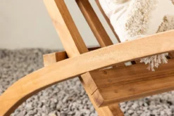 Garten-Loungesessel Hope- aus witterungsbeständigem Teakholz