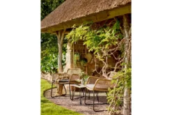 Garten Loungesessel Kairo – Metall mit handgeflochtenem Seil