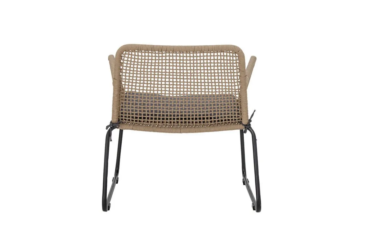 Garten Loungesessel Kairo – Metall mit handgeflochtenem Seil