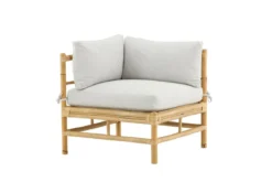 Garten Loungesessel Lavina – handgefertigt mit Kissen für Wintergarten & Outdoor
