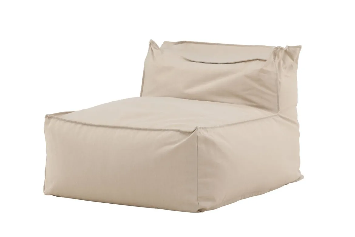 Garten Loungesessel Minoa – mit beigem Olefin Bezug