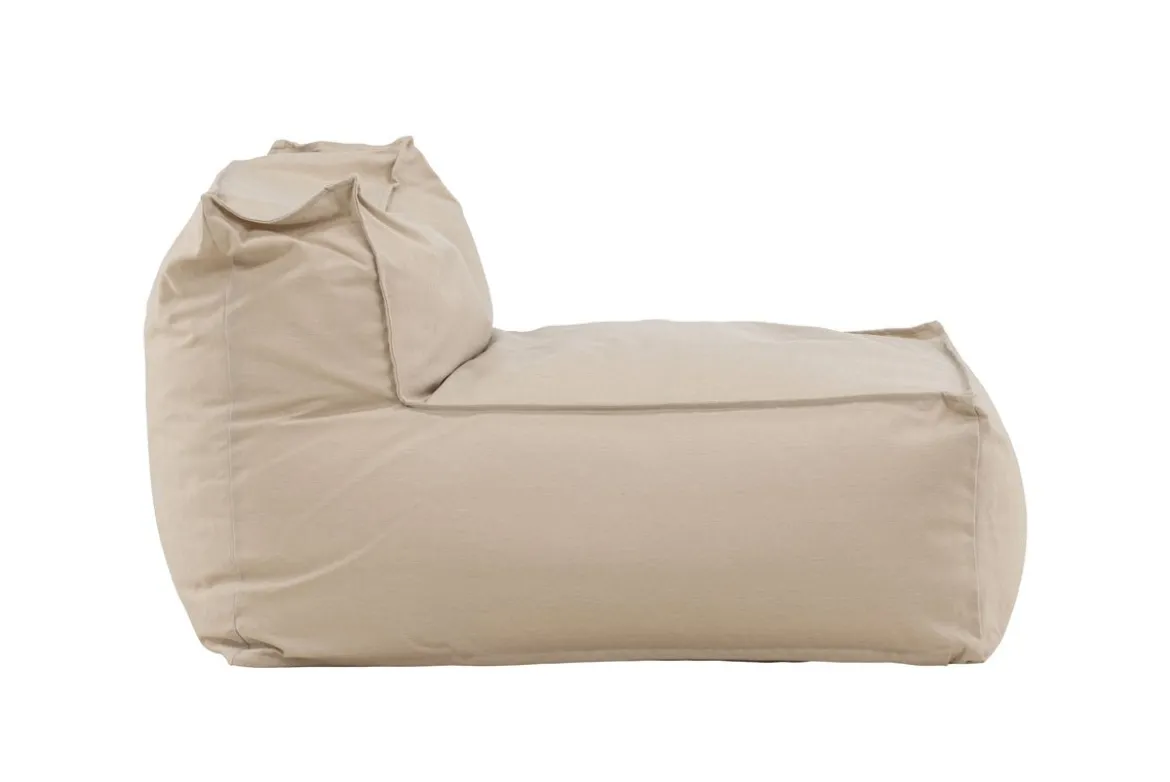 Garten Loungesessel Minoa – mit beigem Olefin Bezug