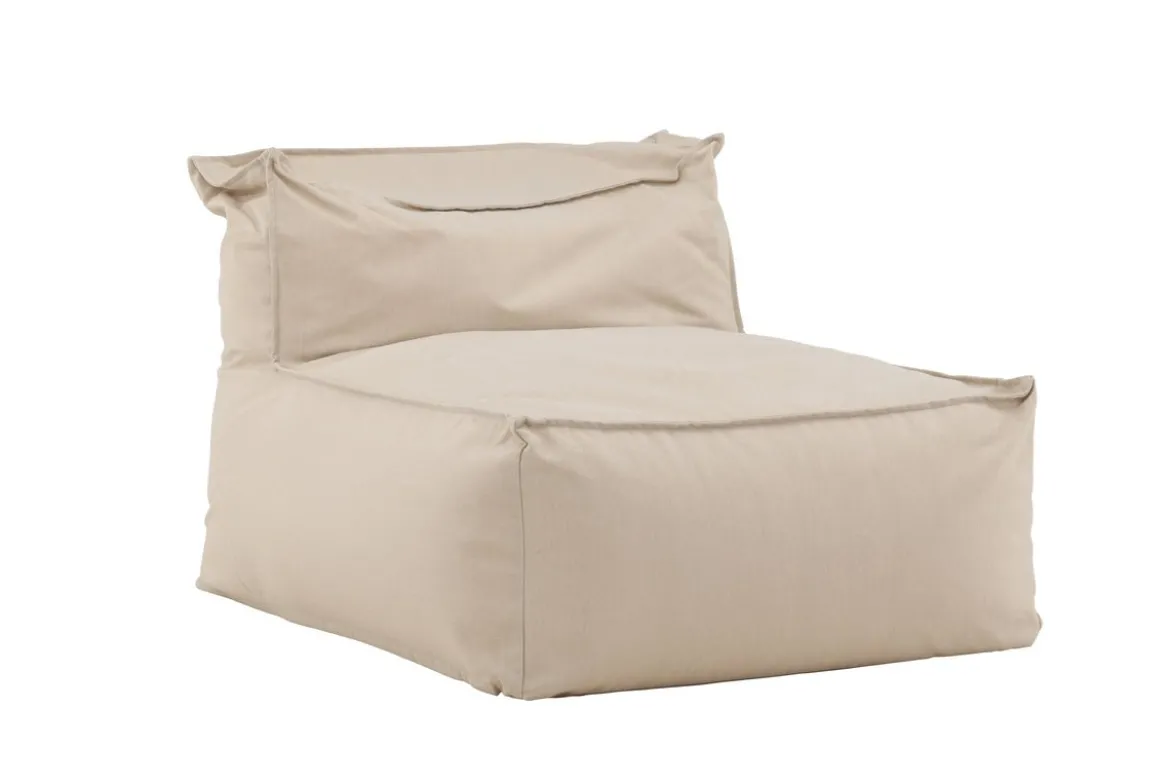 Garten Loungesessel Minoa – mit beigem Olefin Bezug