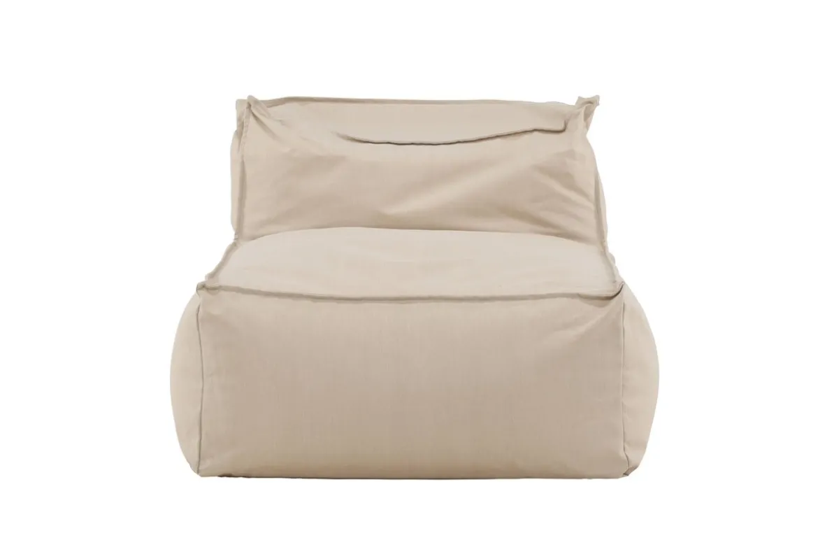 Garten Loungesessel Minoa – mit beigem Olefin Bezug