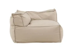 Garten Loungesessel Ravio – aus wetterbeständigem Olefin in Beige