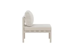 Garten Loungesessel Rika - Outdoor-Sessel mit Aluminium Gestell und zwei Kissen