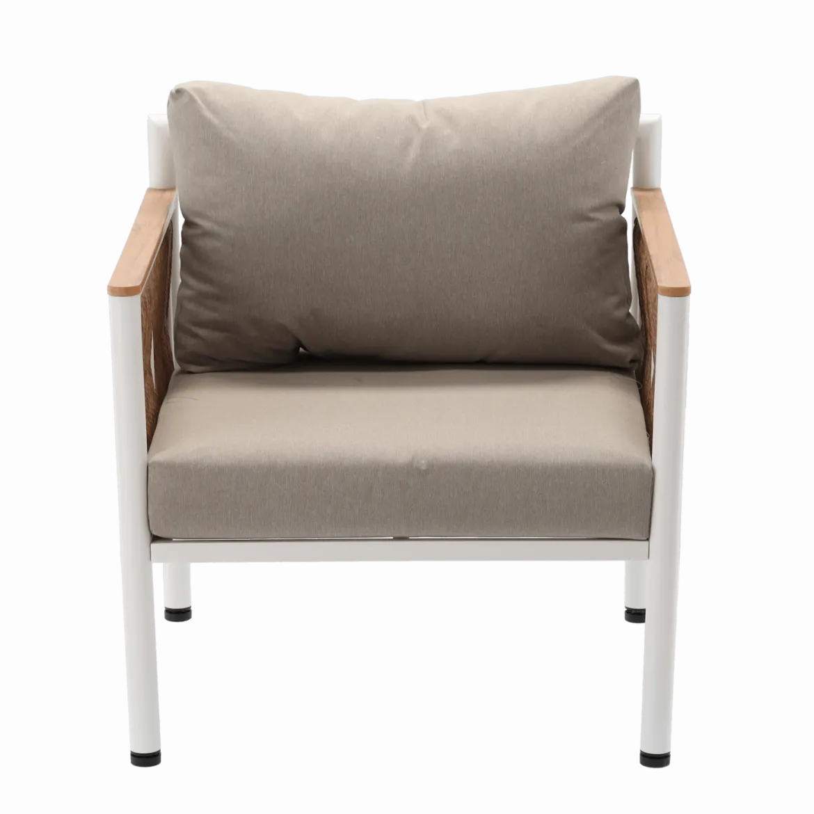 Garten Loungeset Belora – Aluminium Sitzgruppe mit Sofa, 2 Sesseln & Tisch