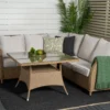 Garten Loungeset Davido – aus Polyrattan mit Ablagetisch