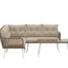 Garten Loungeset Deco – in Beige für Garten, Terrasse & Balkon