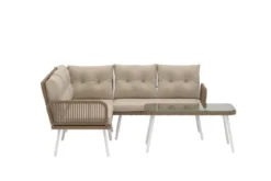 Garten Loungeset Deco – in Beige für Garten, Terrasse & Balkon