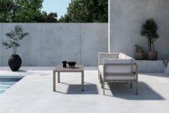 Garten Loungeset Dorello – 3er Sofa mit Couchtisch